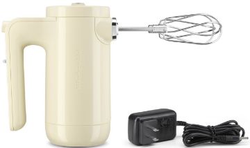 Kitchen Aid Cordless Hand Held Mixer Almond Cream