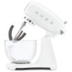 Smeg 4.8L Full Colour Electric Stand Mixer White with Glass Bowl