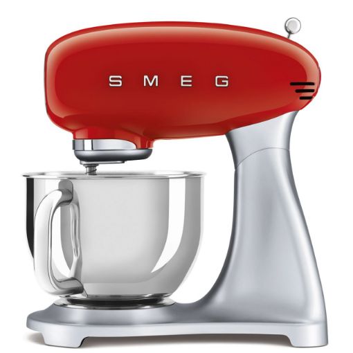 Smeg 4.8L Top Colour Electric Stand Mixer Red