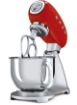 Smeg 4.8L Top Colour Electric Stand Mixer Red