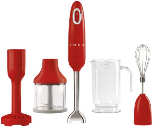 smeg 50's Style Stick Mixer Red