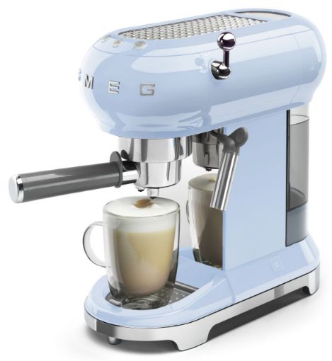 smeg 50's Style Coffee Machine Pastel Blue