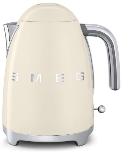 Smeg 1.7L 50's Style Stainless Steel Kettle Cream