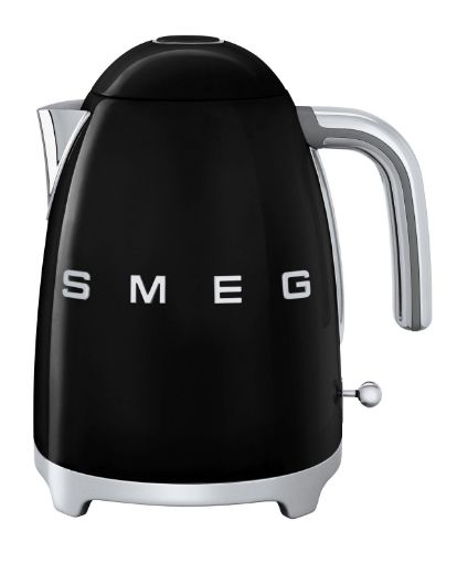 Smeg 1.7L 50's Style Stainless Steel Kettle Black