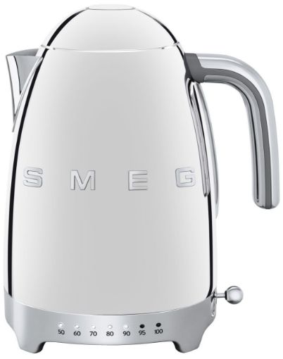 Smeg 1.7L 50's Style Variable Temperature Kettle Stainless Steel