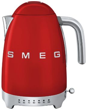 Smeg 1.7L 50's Style Variable Temperature Kettle Red