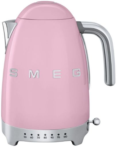 Smeg 1.7L 50's Style Variable Temperature Kettle Pink