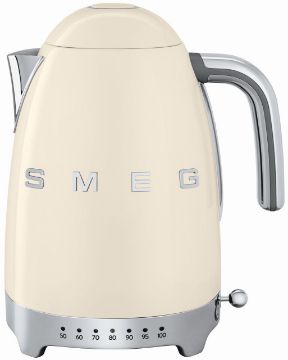 Smeg 1.7L 50's Style Variable Temperature Kettle Cream