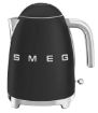 Smeg 1.7L 50's Style Kettle Matte Black