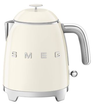 Smeg 0.8L 50's Style Mini Kettle Cream