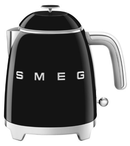 Smeg 0.8L 50's Style Mini Kettle Black