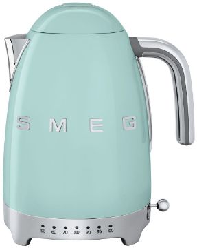 Smeg 1.7L 50's Style Variable Temperature Kettle Pale Green