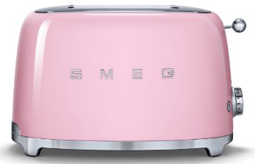 smeg 50's Style 2 Slice Toaster Pink