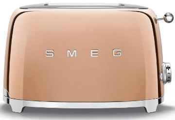 Smeg 50's Style 2 Slice Toaster Rose Gold