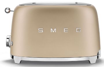 Smeg 50's Style 2 Slice Toaster Matte Champagne