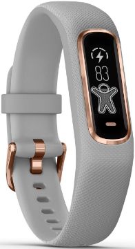 Garmin Vivosmart 4 Small/Medium Fitness Band Grey with Rose Gold Hardware