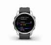 Garmin Fenix 7S Watch Silver with Graphite Band