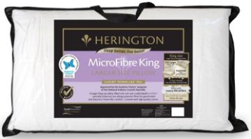 Herington - Low Allergy MicroFibre King Pillow - White