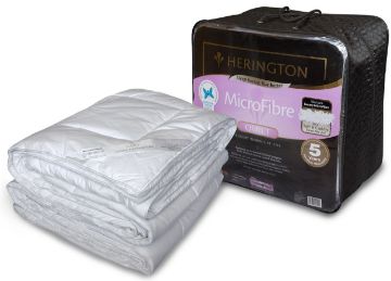 Herington - Microfibre Quilt (Queen Bed) - White