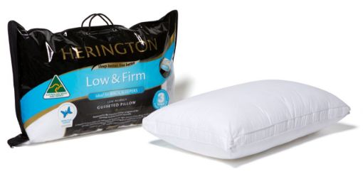 Herington - Low Allergy Low & Firm Gusseted Pillow - White