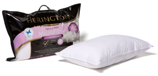 Herington - Low Allergy MicroFibre Medium Pillow - White