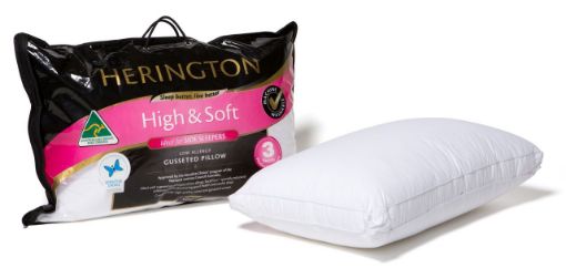 Herington - Low Allergy High & Soft Gusseted Pillow - White