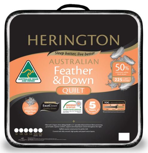 Herington - 50% Duck Quilt - King