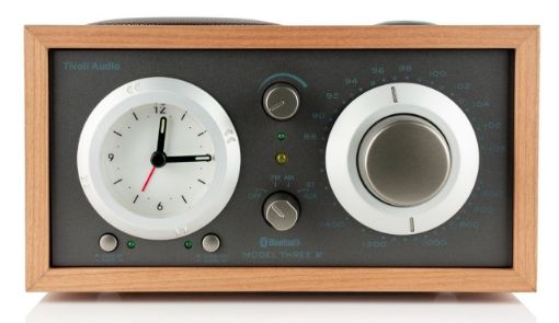 Tivoli Audio - Model Three Bluetooth Radio - Cherry/Metallic Taupe