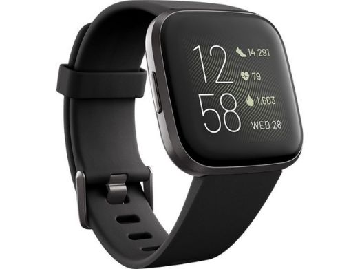 Fitbit - Versa 2 Fitness Watch - Black / Carbon