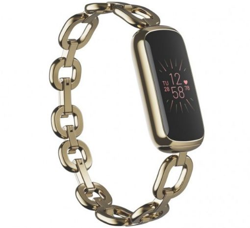 Fitbit Luxe Special Edition Fitness & Wellness Tracker with Gorjana Parker Link Bracelet