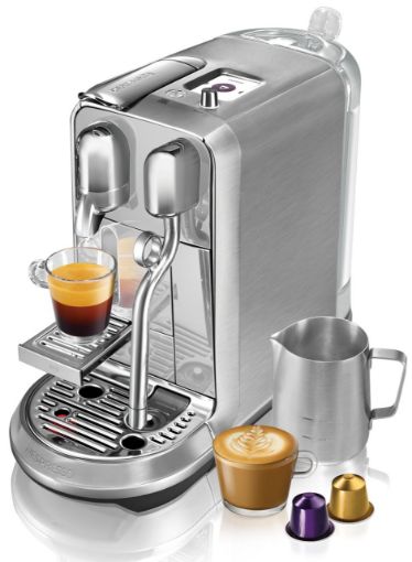 Breville - Nespresso Creatista Plus Coffee Machine - Stainless Steel