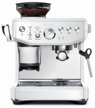 Breville - Barista Express Impress Assisted Tamping Coffee Machine - Sea Salt