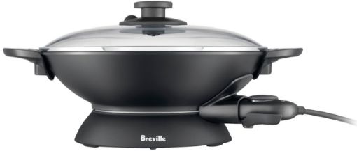Breville - The Quick Wok - 5 Litre Compact Size - Black