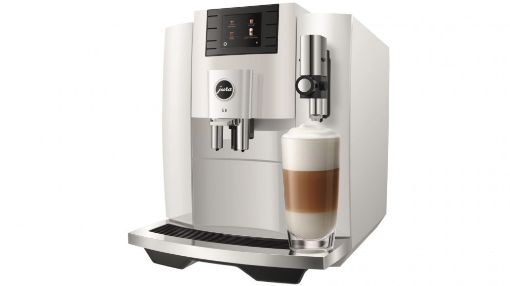 Jura - E8 Automatic Coffee Machine - Piano White (Inta)