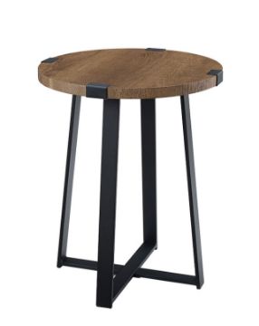 Criterion Capri 45cm End Table - Dark Oak