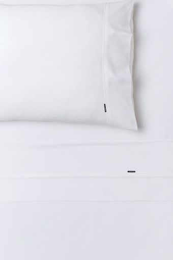 Linenhouse - Nara Bamboo Cotton QB Sheet Set - White