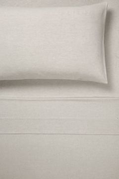 Linenhouse - Nimes Queen Bed Sheet Set - Natural