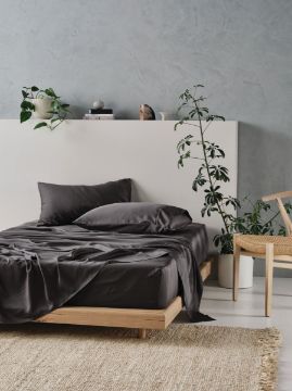 Linenhouse - KB Sheet Set Tencel - Charcoal