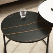 Criterion Nest Coffee Table Sintered - Stone White / Black