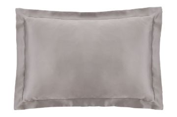 Sheridan - Lanham Tailored Silk Pillowcase - Flint