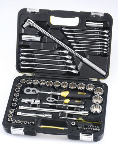 Stanley - Trade Tool Set, 68 Piece - Stainless Steel/Black