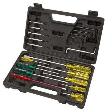 Stanley - All Purpose Screwdriver Set, 20 Piece - Stainless Steel/Black