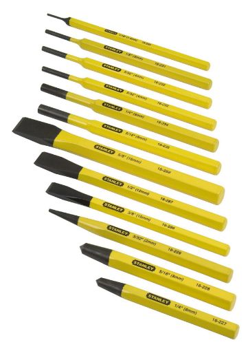 Stanley - 12 Piece Punch & Cold Chisel Set