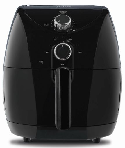 Sunbeam - Copper Infused DuraCeramic Air Fryer - Black