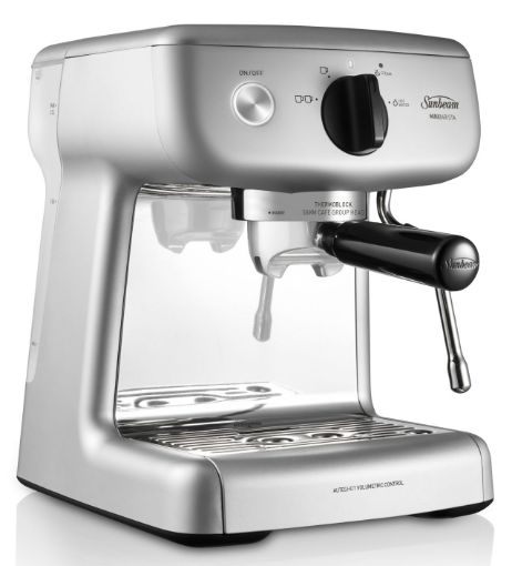 Sunbeam - Mini Barista Espresso Coffee Machine - Silver