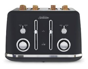 Sunbeam - Alinea 4 Slice Toaster - Dark Canyon Black