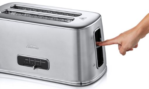 Sunbeam - 4 Slice Arise Collection Long Slot Toaster - S/S