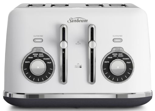 Sunbeam - Alinea Select 4 Slice Toaster - White
