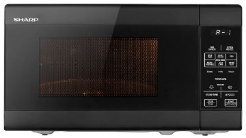 Sharp - 20L Compact Microwave - Black