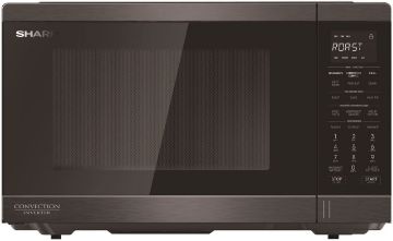 Sharp - 1100W 32L Inverter Convection Microwave - Black Steel